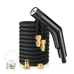 Pressure washer gun Remax YYS-491, Telescopic hose, 15m, Black - 40310