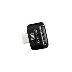 Προσαρμογέας, Earldom, OT03, USB F σε Micro USB, OTG, Μαύρο - 14868
