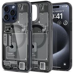 Spigen Husa pentru iPhone 15 Pro - Spigen Ultra Hybrid MagSafe Zero One - Black 8809896750523 έως 12 άτοκες Δόσεις