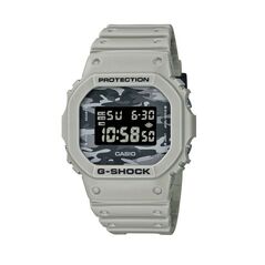 Casio G-Shock Digital Battery Watch with Rubber Strap Gray (DW-5600CA-8ER) (CASDW5600CA8ER) έως 12 άτοκες Δόσεις