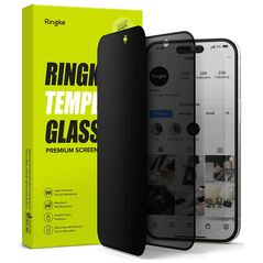 Ringke Folie pentru iPhone 15 - Ringke Cover Display Tempered Glass - Privacy 8809919309455 έως 12 άτοκες Δόσεις