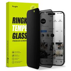 Ringke Folie pentru iPhone 15 Pro - Ringke Cover Display Tempered Glass - Privacy 8809919307994 έως 12 άτοκες Δόσεις