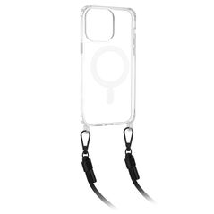 Techsuit Husa pentru iPhone 15 Plus - Techsuit Acrylic MagSafe Crossbody - Black 5949419073197 έως 12 άτοκες Δόσεις