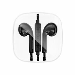 Ακουστικά stereo jack 3.5mm για Apple ιphone & Android HR-ME25 μαύρα IP-9384 έως 12 άτοκες Δόσεις
