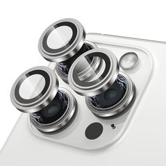 Lito Folie pentru iPhone 15 Pro / 15 Pro Max - Lito S+ Camera Glass Protector - Silver 5949419074118 έως 12 άτοκες Δόσεις