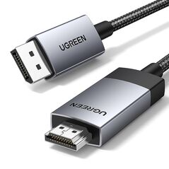 Ugreen Cablu DisplayPort la HDMI, 4K@60Hz, 2m - Ugreen (15774) - Black 6941876217748 έως 12 άτοκες Δόσεις