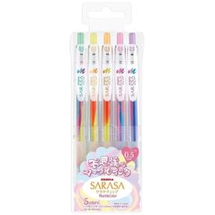 Zebra Sarasa Clip 0.5 Marble Color 5 Color Pen Set (ZB-16920) (ZEB16920) έως 12 άτοκες Δόσεις