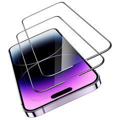 ESR Folie pentru iPhone 14 Pro (set 2) - ESR Armorite Screen Protector - Black 4894240161753 έως 12 άτοκες Δόσεις