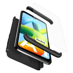 GKK Husa pentru Xiaomi Redmi A1+ / A2+ Folie - GKK 360 - Black 5949419073517 έως 12 άτοκες Δόσεις