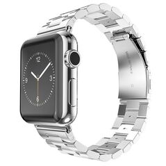 Techsuit Curea pentru Apple Watch 1/2/3/4/5/6/7/8/9/SE/SE 2 (38/40/41mm) - Techsuit Watchband (W036) - Silver 5949419079410 έως 12 άτοκες Δόσεις