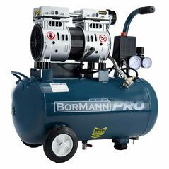 Bormann pro Bat5080 Αεροσυμπιεστης oil-Less 0.75hp/25l 030850 έως 12 Άτοκες Δόσεις