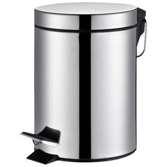 Bormann Btw9016 Μεταλλικο Καλαθακι Μπανιου 5l Ασημι Φ20,5x28cm 061441 έως 12 Άτοκες Δόσεις