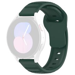 Techsuit Curea pentru Samsung Galaxy Watch 4/5/Active 2, Huawei Watch GT 3 (42mm)/GT 3 Pro (43mm) - Techsuit Watchband (W050) - Green  έως 12 άτοκες Δόσεις