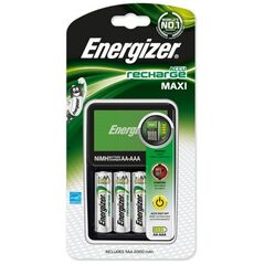 Energizer ACCU Recharge Maxi Φορτιστής 4 Μπαταριών Ni-MH Μεγέθους AA/AAA Σετ με 4x AA 2000mAh (8962563) (ENE8962563) έως 12 άτοκες Δόσεις