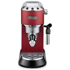 Delonghi Dedica Pump Αυτόματη Μηχανή Espresso 1300W Πίεσης 15bar Κόκκινη (EC 685.R) (DLGEC685.R) έως 12 άτοκες Δόσεις