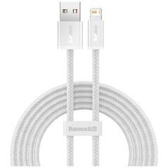 Baseus Dynamic Braided USB to Lightning Cable Λευκό 1m (CALD000402) (BASCALD000402) έως 12 άτοκες Δόσεις