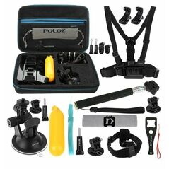 Puluz Puluz 20 in 1 Accessories Ultimate Combo Kits for sports cameras PKT11 019957 5907489601931 PKT11 έως και 12 άτοκες δόσεις