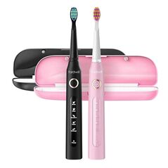 FairyWill Sonic toothbrushes with head set and case FairyWill FW-507 (Black and pink) 031182 6973734202726 FW-507 black&pink έως και 12 άτοκες δόσεις