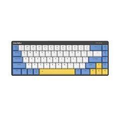 Dareu Wireless mechanical keyboard Dareu EK868 Bluetooth (white&blue&yellow)) 032554 6950589911379 TK568B08605R έως και 12 άτοκες δόσεις