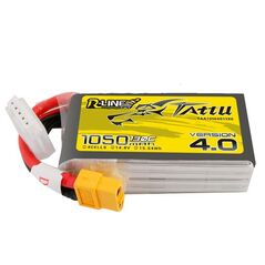 Tattu Battery Tattu R-Line 4.0 1050mAh 14,8V 130C 4S1P XT60 033811 6928493306673 TAA10504S13X6 έως και 12 άτοκες δόσεις