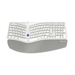 Delux Wireless Ergonomic Keyboard Delux GM901D BT+2.4G (white) 034035 6938820413493 GM901D ( white) έως και 12 άτοκες δόσεις