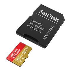 SanDisk Memory card SANDISK EXTREME microSDXC 64 GB 170/80 MB/s UHS-I U3 (SDSQXAH-064G-GN6MA) 035920 619659193409 SDSQXAH-064G-GN6MA έως και 12 άτοκες δόσεις