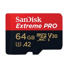SanDisk Memory card SANDISK EXTREME PRO microSDXC 64GB 200/90 MB/s UHS-I U3 (SDSQXCU-064G-GN6MA) 035926 619659188573 SDSQXCU-064G-GN6MA έως και 12 άτοκες δόσεις