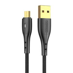 Vipfan USB to Micro USB cable Vipfan Nano Gold X07, 3A, 1.2m (black) 036892 6971952432550 CB-X7-MK έως και 12 άτοκες δόσεις