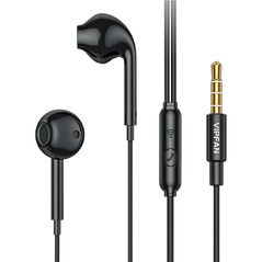 Vipfan Wired in-ear headphones Vipfan M15, 3.5mm jack, 1m (black) 036856 6971952433625 M15-black έως και 12 άτοκες δόσεις