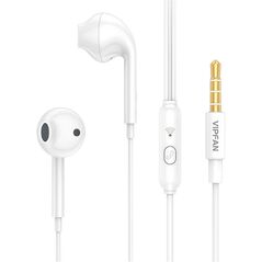 Vipfan Wired in-ear headphones Vipfan M15, 3.5mm jack, 1m (white) 036855 6971952433618 M15-white έως και 12 άτοκες δόσεις