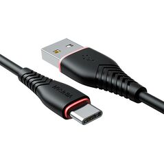 Vipfan USB to USB-C cable Vipfan Anti-Break X01, 3A, 1m (black) 036833 6971952430044 X01TC-black έως και 12 άτοκες δόσεις