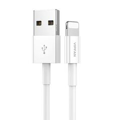 Vipfan USB to Lightning cable Vipfan X03, 3A, 1m (white) 036818 6971952430648 X03LT έως και 12 άτοκες δόσεις