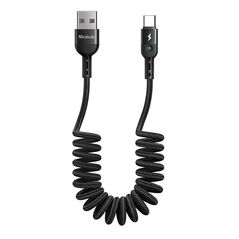 Mcdodo USB Spring Cable to USB-C Mcdodo Omega CA-6420 1.8m (Black) 039531 6921002664202 CA-6420 έως και 12 άτοκες δόσεις