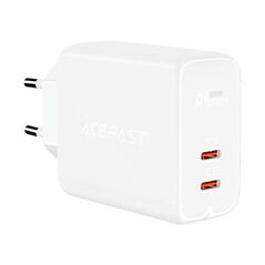 Acefast Wall charger Acefast A9 PD40W, 2x USB-C (white) 039307 6974316280200 A9 white έως και 12 άτοκες δόσεις