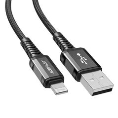 Acefast Cable USB to Lightning Acefast C1-02, 1.2m (czarny) 039340 6974316280507 C1-02 έως και 12 άτοκες δόσεις