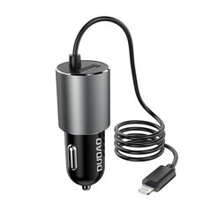 Dudao Car charger  Dudao R5ProL 1x USB, 3.4A + Lightning cable (grey) 039470 6973687240516 R5ProL (Lightning) έως και 12 άτοκες δόσεις