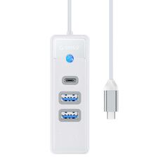 Orico Orico Hub Adapter USB-C to 2x USB 3.0 + USB-C, 5 Gbps, 0.15m (White) 038029 6941788855458 PWC2U-C3-015-WH-EP έως και 12 άτοκες δόσεις