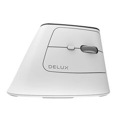 Delux Wireless Ergonomic Mouse Delux MV6 DB BT+2.4G (white) 038645 6938820410935 MV6 DB white έως και 12 άτοκες δόσεις