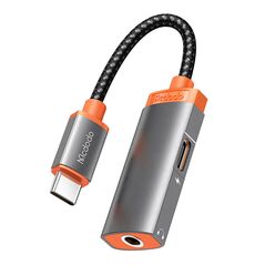 Mcdodo USB-C to Mini jack 3.5m + USB-C adapter Mcdodo CA-0500, PD 60W (black) 040979 6921002605007 CA-0500 έως και 12 άτοκες δόσεις