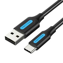 Vention Charging Cable USB 2.0 to USB-C Vention COKBF 1m (black) 051142 6922794748644 COKBF έως και 12 άτοκες δόσεις