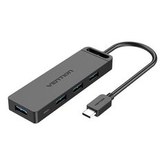 Vention Hub 5in1 with 4 Ports USB 3.0 and USB-C cable 0.15m Vention TGKBB Black 056290 6922794746732 TGKBB έως και 12 άτοκες δόσεις