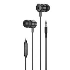 Foneng Foneng EP200 wired, in-ear headphones, mini jack (black) 045501 6970462518327 EP200 Black έως και 12 άτοκες δόσεις