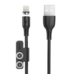 Foneng Foneng X62 Magnetic 3in1 USB to USB-C / Lightning / Micro USB Cable, 2.4A, 1m (Black) 045529 6970462516361 X62 3 in 1 / Black έως και 12 άτοκες δόσεις