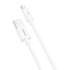 Foneng USB to Lightning Cable Foneng X67, 5A, 1m (white) 045624 6970462516842 X67 iPhone έως και 12 άτοκες δόσεις