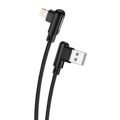 Foneng Angled USB cable for Lightning Foneng X70, 3A, 1m (black) 045629 6970462517320 X70 iPhone έως και 12 άτοκες δόσεις