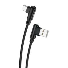 Foneng Foneng X70 Angled USB to USB-C cable, 3A, 1m (black) 045628 6970462517313 X70 Type-C έως και 12 άτοκες δόσεις