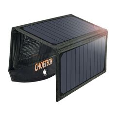 Choetech Foldable solar charger Choetech SC001 19W 2xUSB (black) 045830 6971824970470 SC001 έως και 12 άτοκες δόσεις