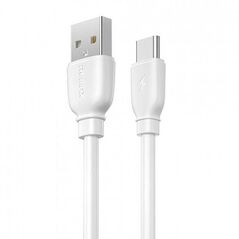 Remax Cable USB-C Remax Suji Pro, 2.4A, 1m (white) 047400 6972174158297 RC-138a White έως και 12 άτοκες δόσεις