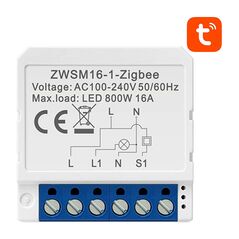 Avatto Smart Switch Module ZigBee Avatto ZWSM16-W1 TUYA 047972 6976037360162 ZWSM16-W1 έως και 12 άτοκες δόσεις