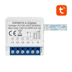 Avatto Smart Switch Module ZigBee Avatto ZWSM16-W4 TUYA 047975 6976037360193 ZWSM16-W4 έως και 12 άτοκες δόσεις